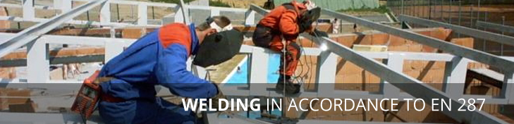 welding in accordance to EN 287